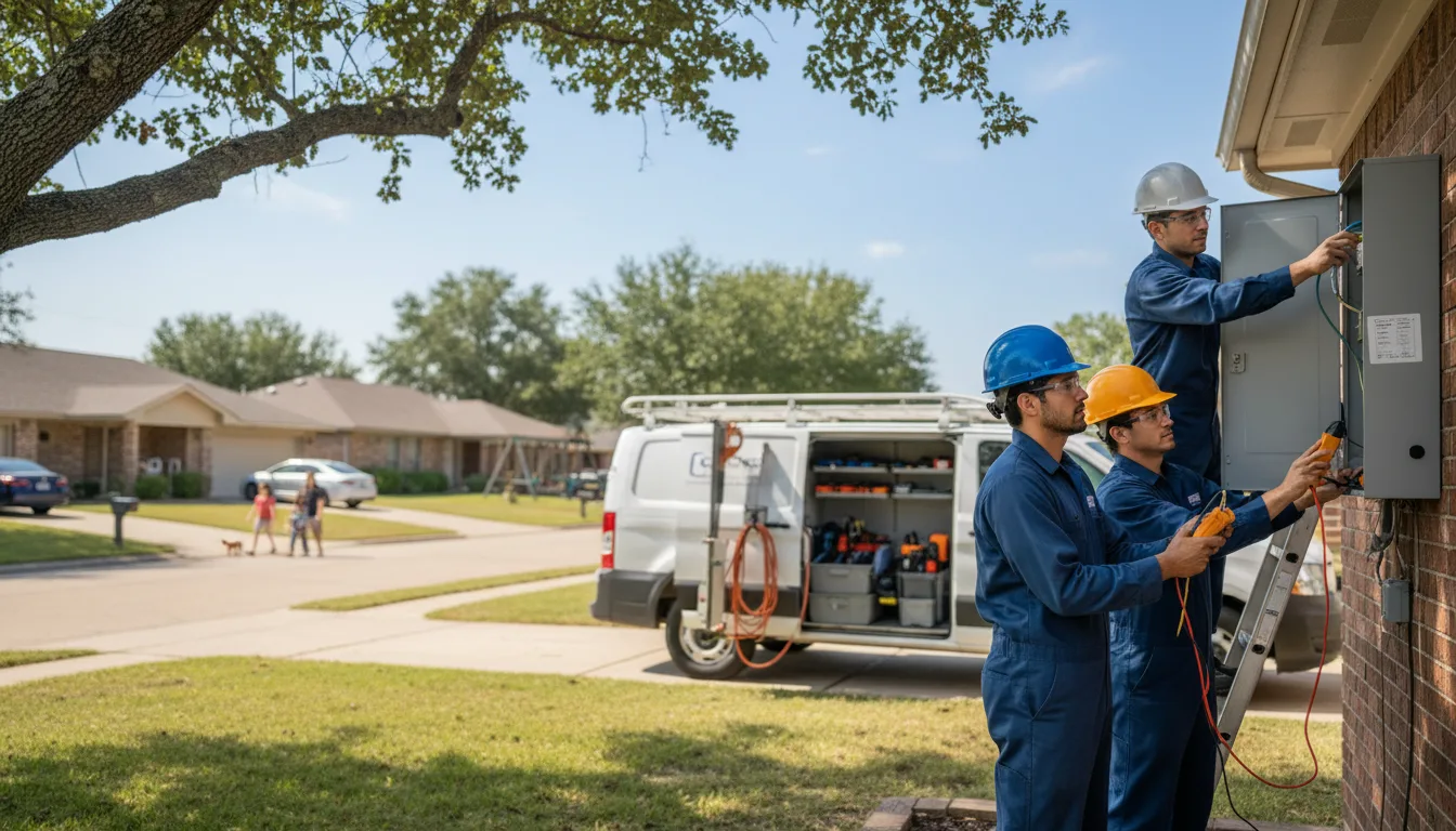 Certified electrician providing emergency electrical services in Ringold, OK
